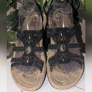 Earth Spirit Women's Black Sandals